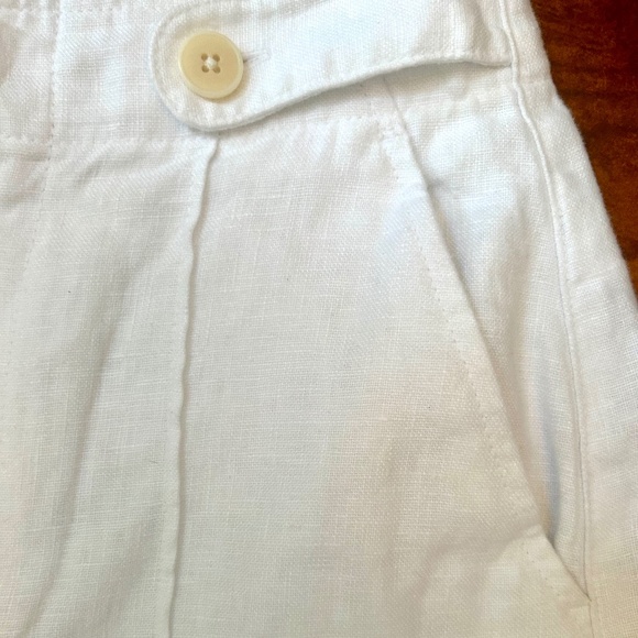 NWT Madewell 100% Linen White Shorts Size 00 - Picture 3 of 6